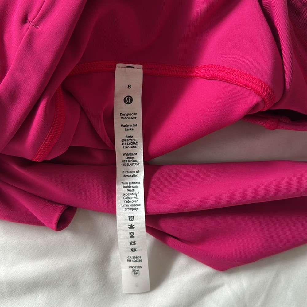 Lululemon Swift Speed High-Rise Leggings Magenta Size 8 NWOT - Picture 14 of 15